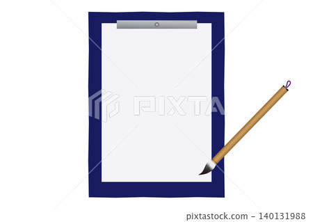 書法筆和紙;日式設計的畫框材料 書法筆和紙;日式設計的畫框材料 140131988