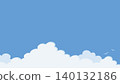 Summer blue sky and white clouds 140132186