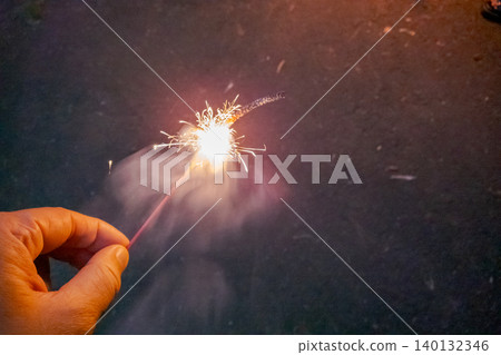 handheld fireworks, firework, fireworks 140132346