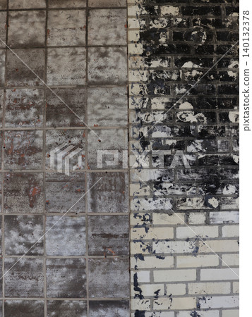 Close-up Building Detail Historical Brick Wall Located in Rural Texas Close-up Building Detail Historical Brick Wall Located in Rural Texas 140132378