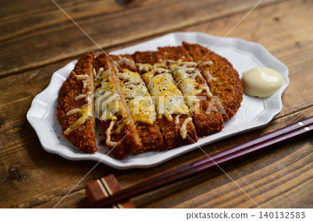 Fish cutlet with cheese Fish cutlet with cheese 140132583