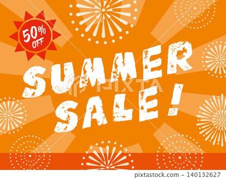 Summer sale background illustration Summer sale background illustration 140132627