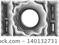 ABSTRACT PAPER CUTOUT EFFECT-009 140132731