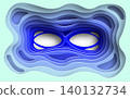 ABSTRACT PAPER CUTOUT EFFECT-006 140132734