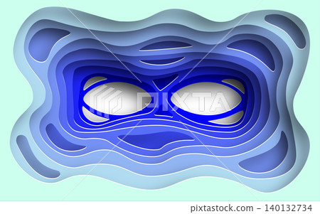 ABSTRACT PAPER CUTOUT EFFECT-006 ABSTRACT PAPER CUTOUT EFFECT-006 140132734