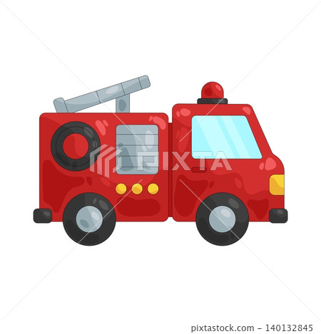 Illustration of fire truck Illustration of fire truck 140132845