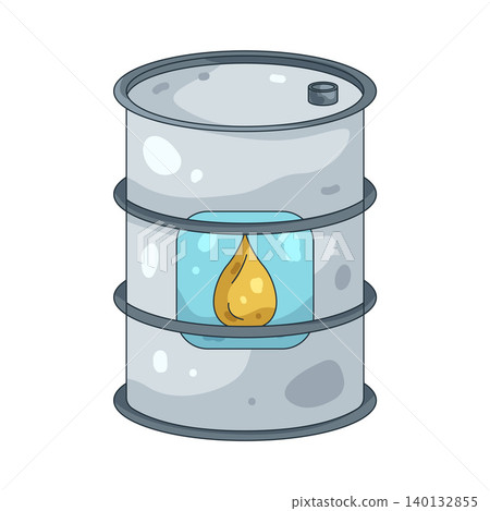 Illustration of oil barrel Illustration of oil barrel 140132855