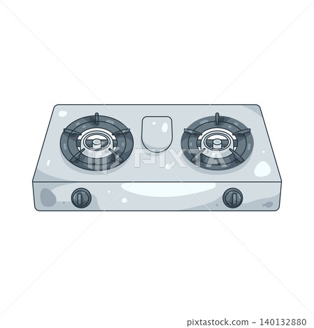 Illustration of stove Illustration of stove 140132880