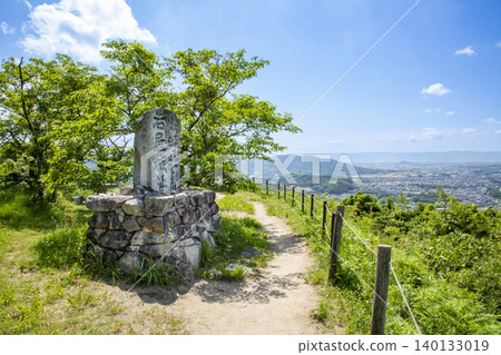 太宰府市鹽路山岩屋城遺址的景色。 太宰府市鹽路山岩屋城遺址的景色。 140133019