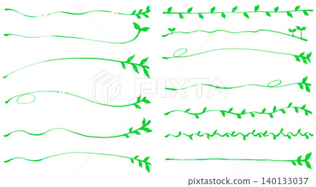 A leaf design drawn with softly blended marker lines. A leaf design drawn with softly blended marker lines. 140133037