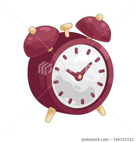 Illustration of alarm clock Illustration of alarm clock 140133152