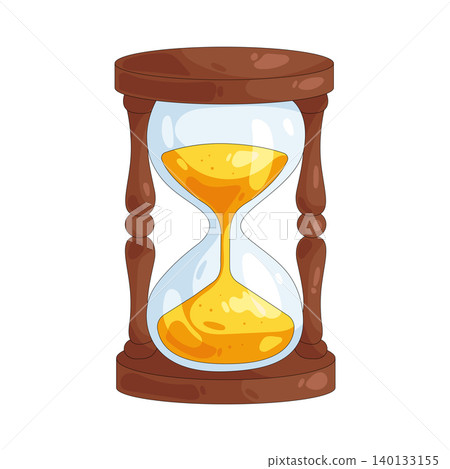 Illustration of hourglass  140133155