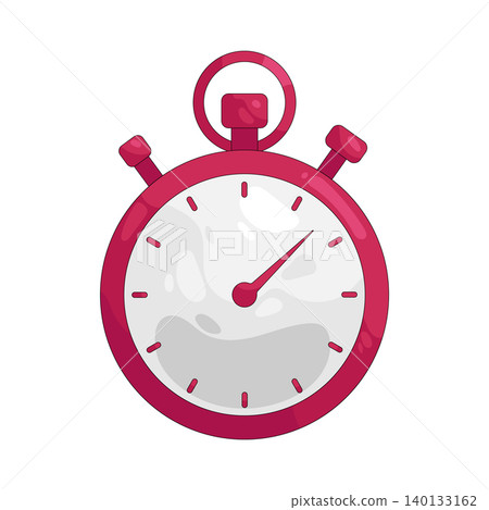 Illustration of clock hand 140133162