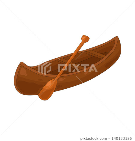 Illustration of canoe Illustration of canoe 140133186