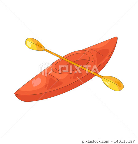 Illustration of kayak  140133187
