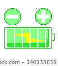 energy power Positive and negative poles sign icon full 140133659