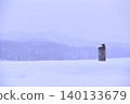 Silo in the snowfield 140133679