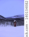 Silo in the snowfield 140134082