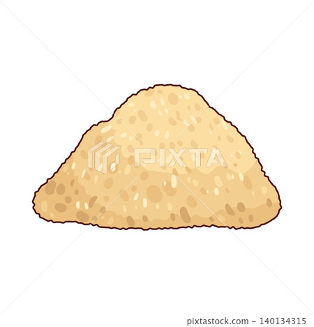 Illustration of Grated Cheese Illustration of Grated Cheese 140134315