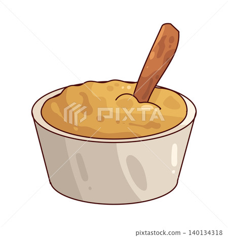 Illustration of Cheese Dip Illustration of Cheese Dip 140134318