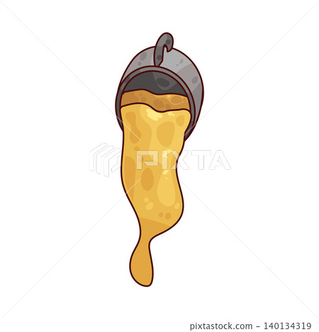 Illustration of Cheese Sauce Illustration of Cheese Sauce 140134319