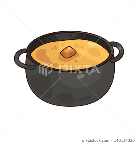 Illustration of Cheese Fondue 140134320