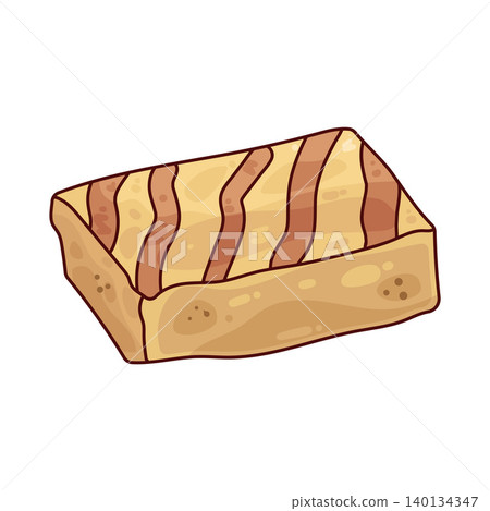 Illustration of Halloumi Illustration of Halloumi 140134347