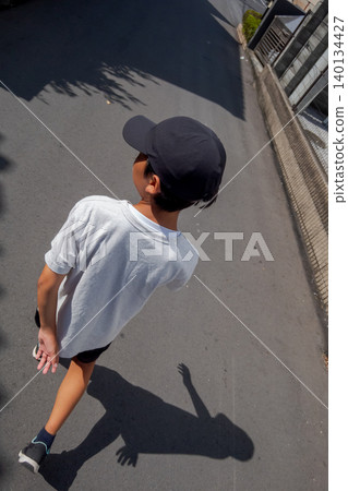 back view, younger, baby boy 140134427
