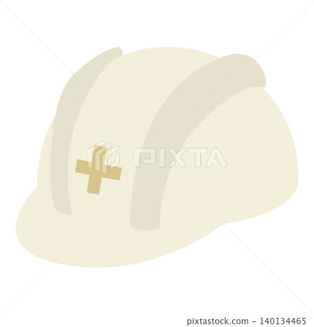 Illustration of a safety helmet used at a work site. Illustration of a safety helmet used at a work site. 140134465