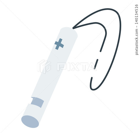 Illustration of a whistle that can be used in emergencies Illustration of a whistle that can be used in emergencies 140134516