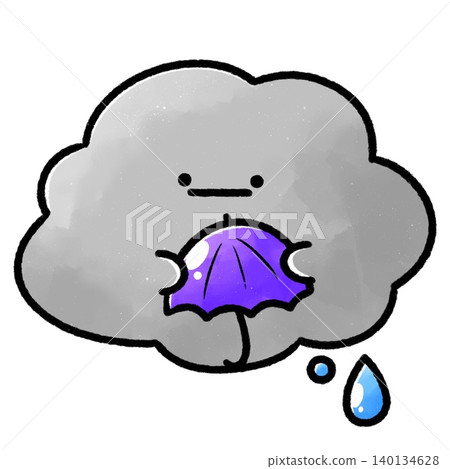 蓬鬆的雨雲 | 撐著傘 140134628