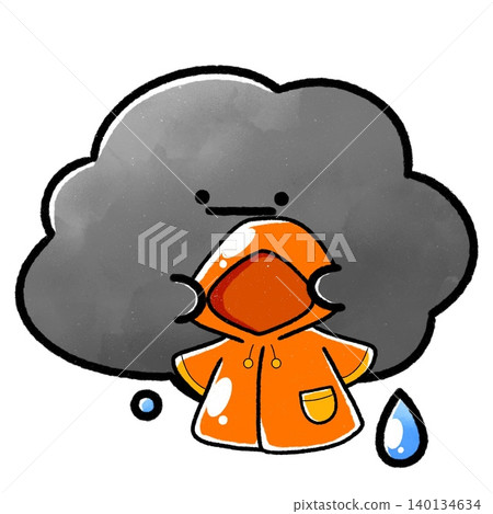 蓬鬆的雨雲 | 雨衣擁抱 140134634