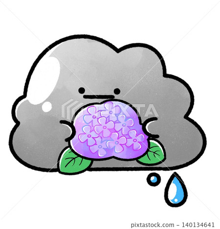 蓬鬆的雨雲 | 繡球花擁抱 140134641