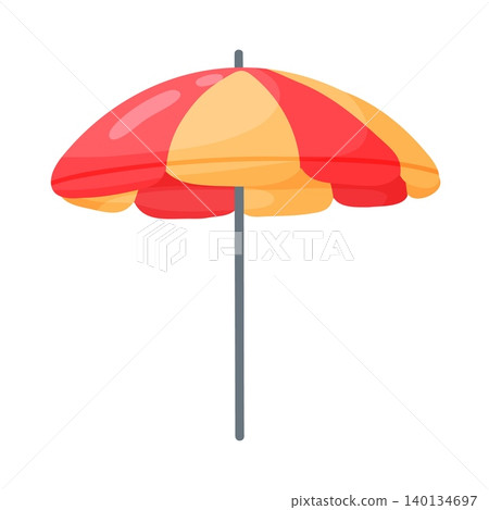 Red Orange Beach Umbrella Parasol Sun Clipart Red Orange Beach Umbrella Parasol Sun Clipart 140134697