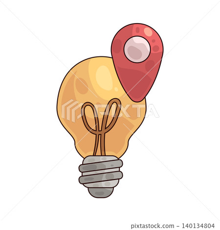 Illustration of Insight Light Illustration of Insight Light 140134804