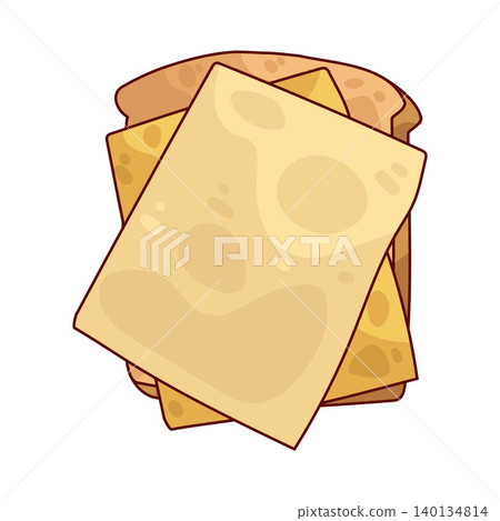 Illustration of Cheese Bread Illustration of Cheese Bread 140134814