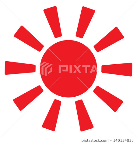 向量太陽圖標 向量太陽圖標 140134833