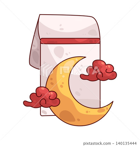 Illustration of Lunar Calendar 140135444
