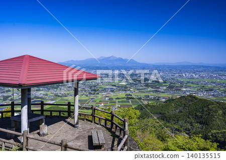 從都城市的金嶽山到霧島連峰 從都城市的金嶽山到霧島連峰 140135515