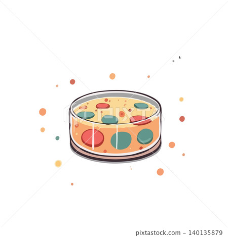 Artistic representation of cell growth in a petri dish, used for laboratory experiments and scientific researches. It shows potential for discoveries and development in health and medicine, making Artistic representation of cell growth in a petri dish, used for laboratory experiments and scientific researches. It shows potential for discoveries and development in health and medicine, making 140135879