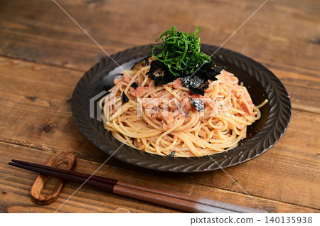 Shiitake mentaiko pasta Shiitake mentaiko pasta 140135938