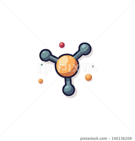 A stylized vector illustration depicts an atomic structure showcasing molecular connection representing scientific principles. This simple yet effective illustration embodies technological A stylized vector illustration depicts an atomic structure showcasing molecular connection representing scientific principles. This simple yet effective illustration embodies technological 140136209
