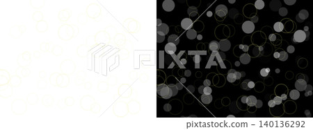 Abstract background of glowing bokeh circles and rings on transparent or black background Abstract background of glowing bokeh circles and rings on transparent or black background 140136292