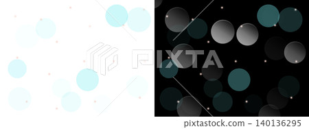 Abstract bokeh lights and circles on transparent or black background Abstract bokeh lights and circles on transparent or black background 140136295