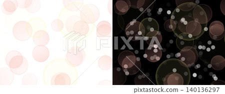 Abstract bokeh circles and dots on transparent or black background Abstract bokeh circles and dots on transparent or black background 140136297