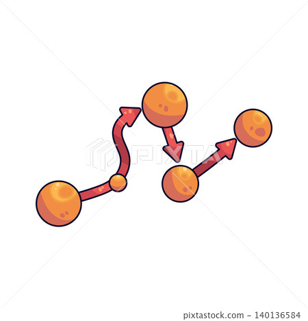 Illustration of Network Path Illustration of Network Path 140136584