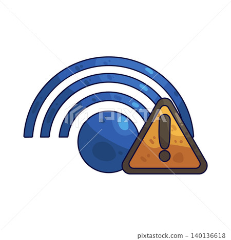 Illustration of Network Warning 140136618