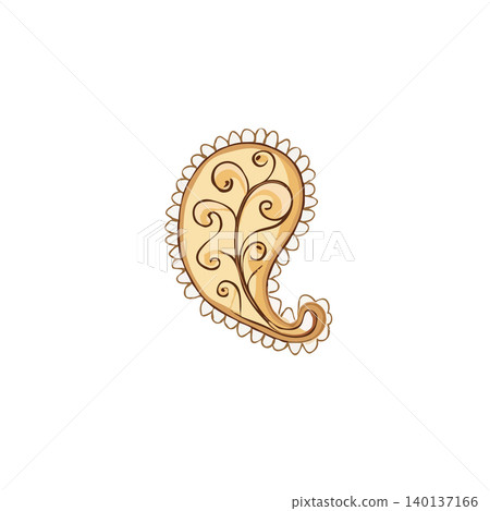 This elegant paisley design features flowing swirls, detailed curves, and refined floral accents. This artistic motif provides a sense of timeless beauty and detailed sophistication, making it This elegant paisley design features flowing swirls, detailed curves, and refined floral accents. This artistic motif provides a sense of timeless beauty and detailed sophistication, making it 140137166