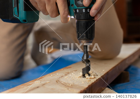 Craftsmen who use power tools Craftsmen who use power tools 140137826