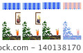 Inner sheet for smartphone case featuring a cafe design 140138170
